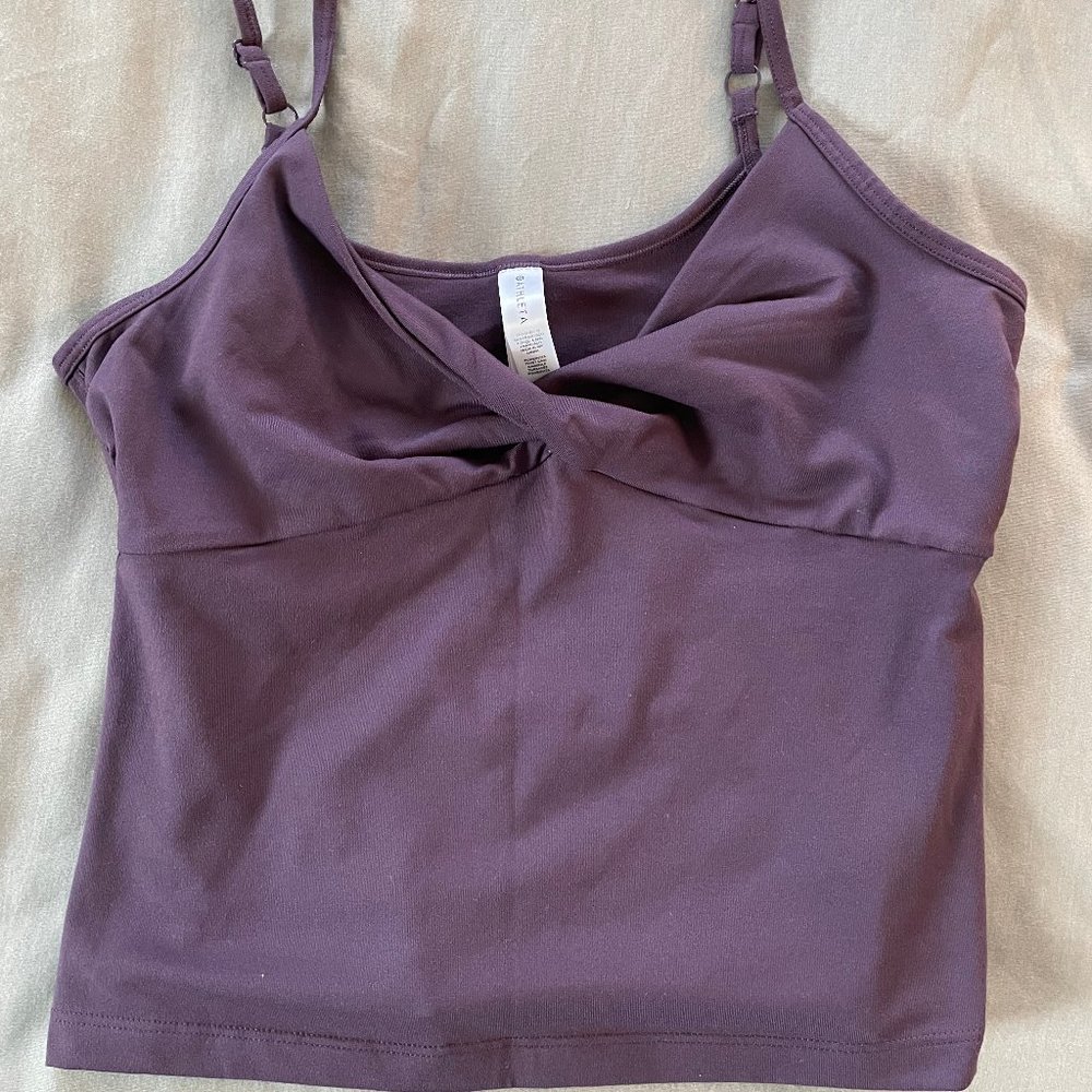 Athleta Powervita Twist Cami - Purple M